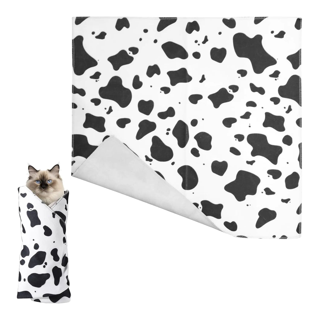 Cat Care Grooming Swaddle 21.6in Soft Fabric Anti-Bite Wrap