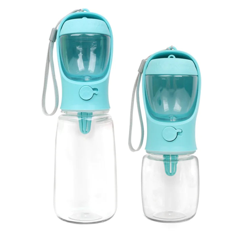 Portable 2-in-1 Pet Water Bottle