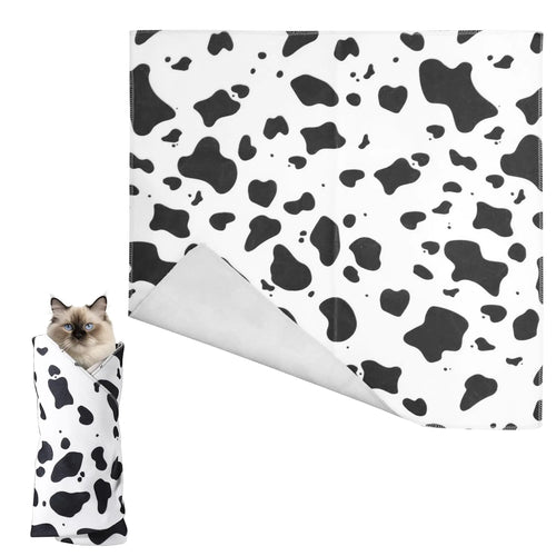 Cat Care Grooming Swaddle 21.6in Soft Fabric Anti-Bite Wrap