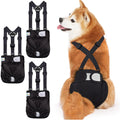 Idepet Female Dog Diapers with Suspender Detachable 3 Pack Washable Size XL